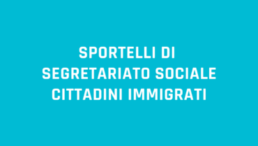 Sportelli per cittadini immigrati